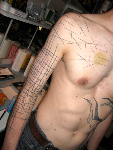 I stumbled across the artist Yann Travaille's tattoo work recently and I